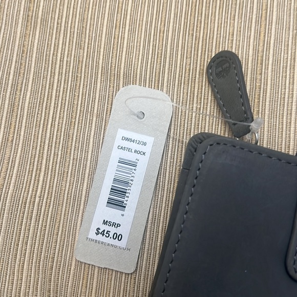 Timberland Genuine Leather Wallet Grey new with tags castle rock - Picture 10 of 15